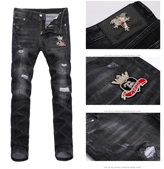 000992 ยีนส์ Ajaz James Style Euro Italy New Summer 2019 Jeans Denim Slim feet Size 28-38 สำเนา