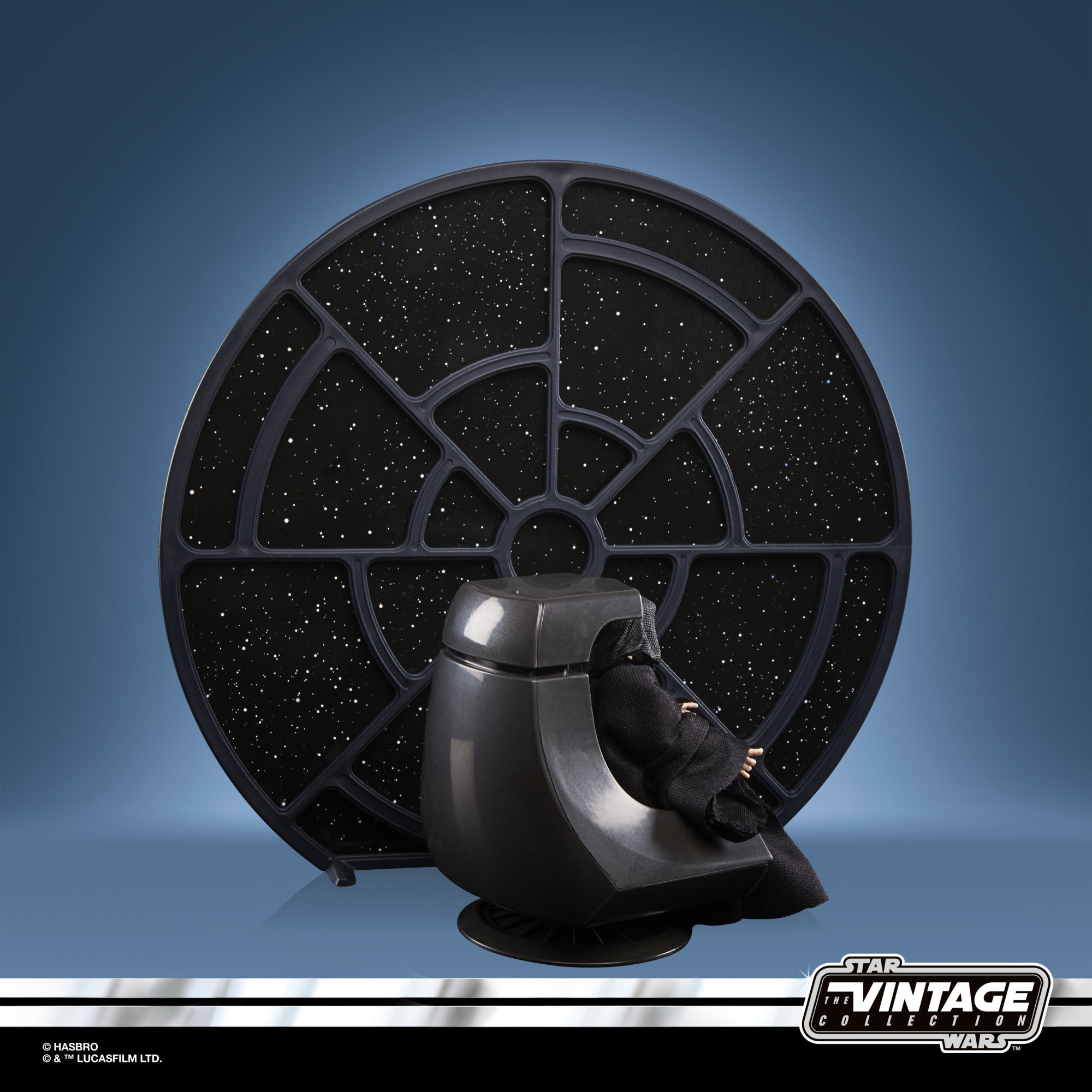 Hasbro Kenner The Vintage Collection Star Wars Emperor’s Throne Room Palpatine (SDCC 2021) 3.75-inch-scale Figure ฮาสโบร สตาร์ วอร์ส หุ่นโมเดลฟิกเกอร์ พัลพาทีน(พร้อมบัลลังก์ และหน้าต่างแบล็คกราวน์) ขนาด 3.75 นิ้ว ลิขสิทธิ์แท้