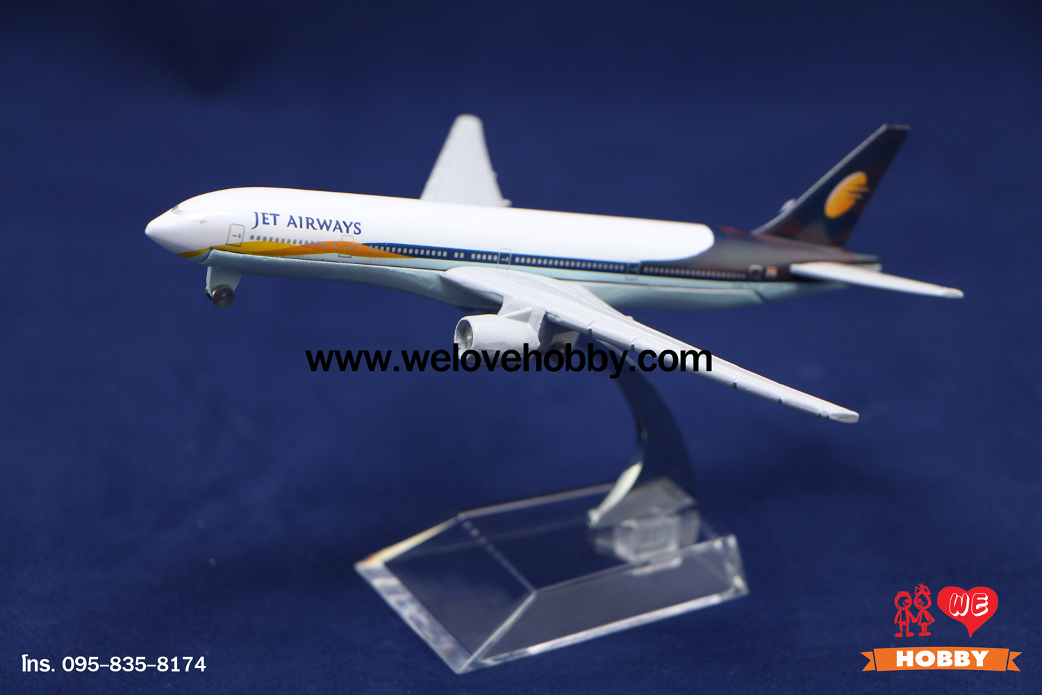 โมเดลเครื่องบิน Jet Airways อินเดีย (Airbus A330)