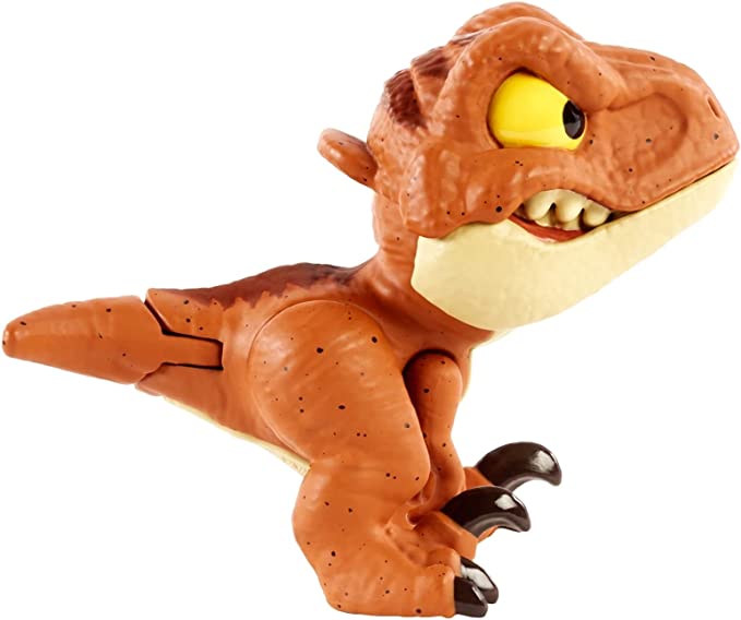 Mattel Jurassic World Snap Squad Attitudes Velociraptor (HBX51) แมทเทล จูราสสิค เวิลด์ ของเล่นแอ็กชั่นฟิกเกอร์ไดโนเสาร์ เวโลซีแรปเตอร์ สีส้ม