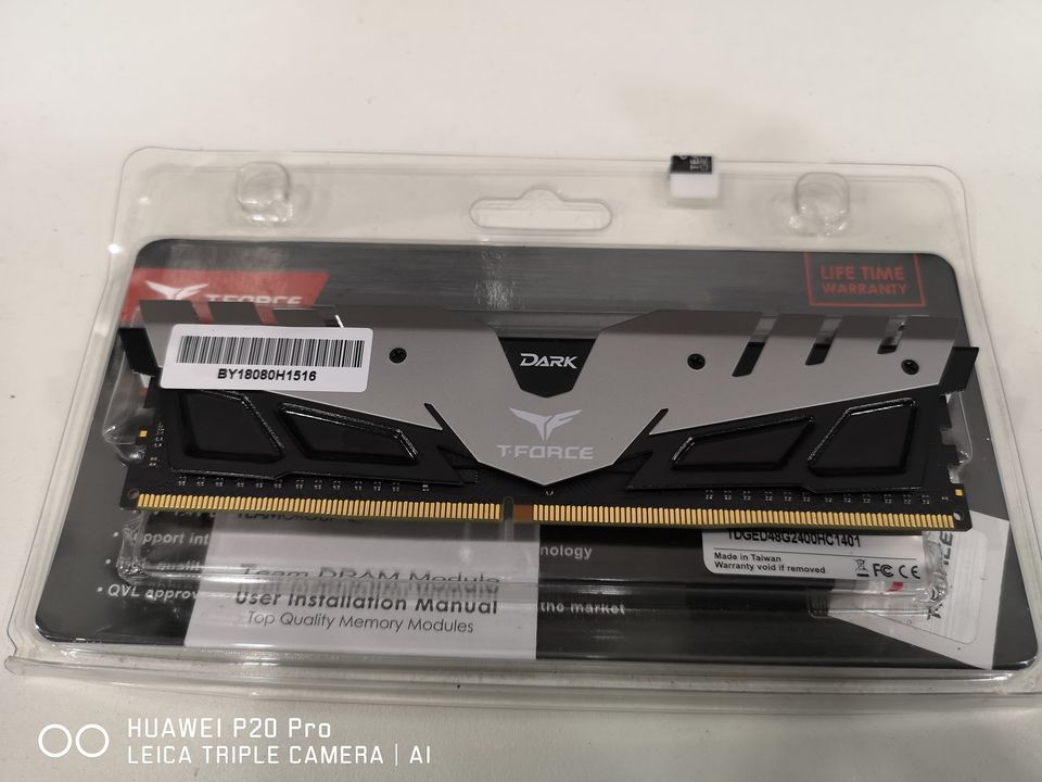 8GB. DDR-4 PC FSB2400 TEAM Group T-Force มือสอง สวยๆ ประกัน Advice