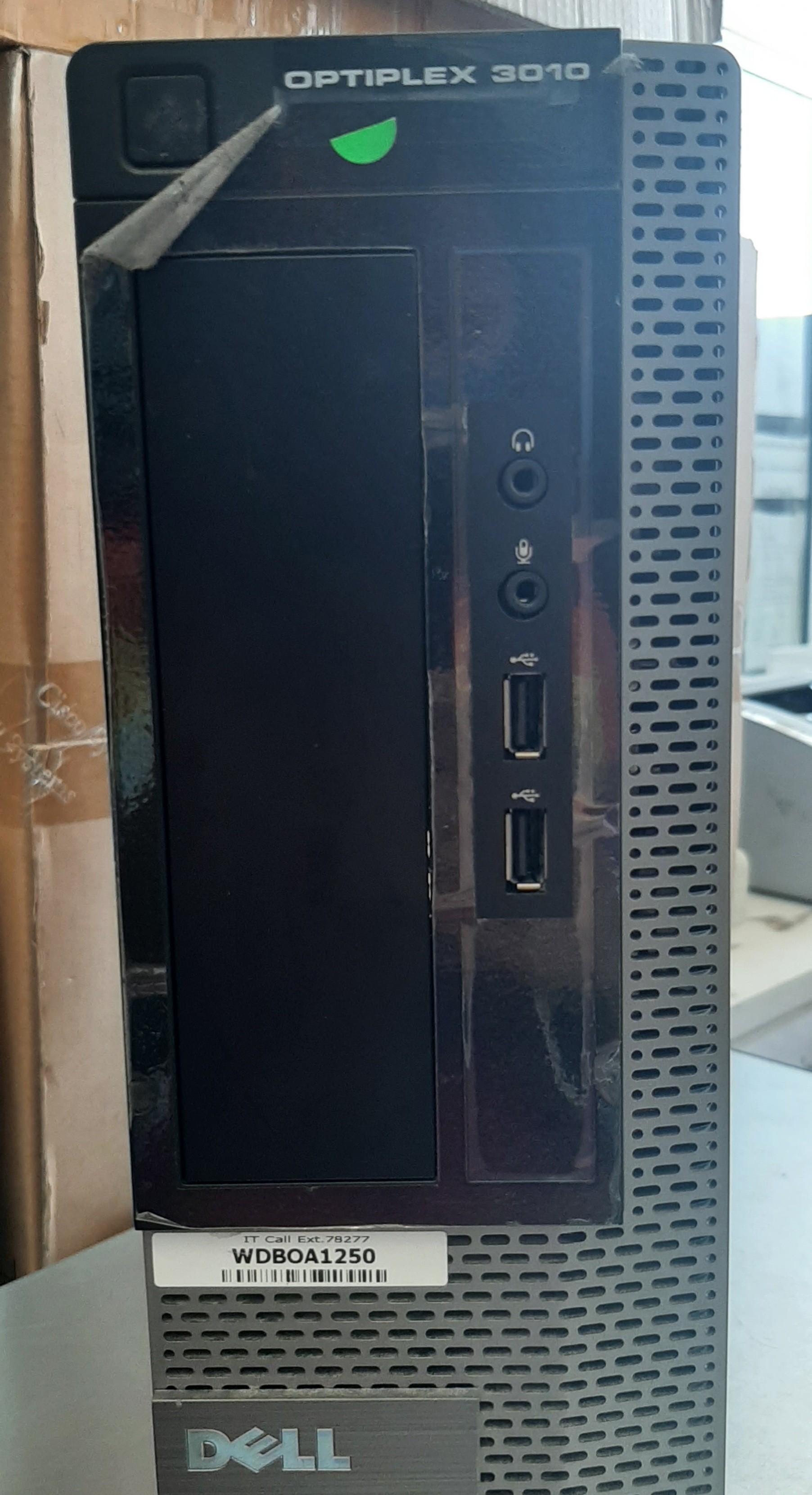 คอมพิวเตอร์ตั้งโต๊ะมือสอง Dell Optiplex 3010 DT (i3-3220 Ram4GB HDD1TB) สภาพดี ประกันร้าน 1 เดือน