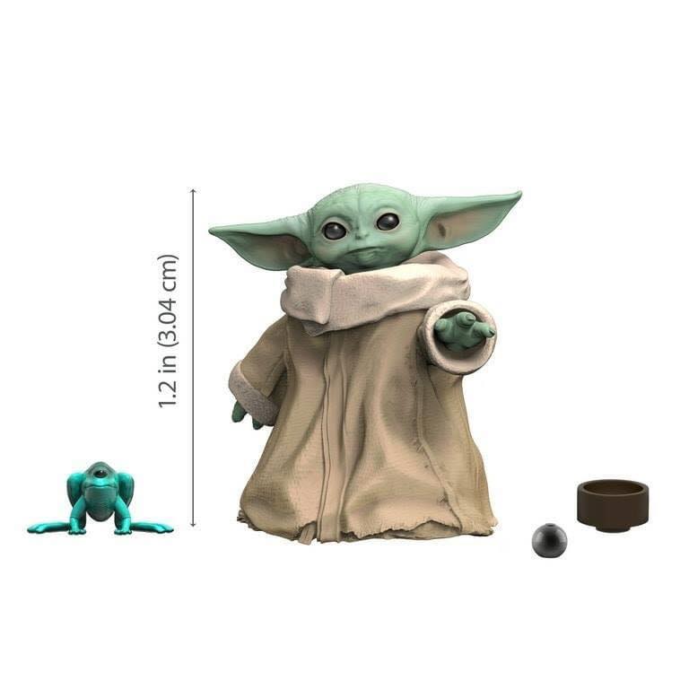 Hasbro Star Wars The Black Series The Mandalorian Baby Yoda The Child Figure ฮาสโบร สตาร์ วอร์ส เดอะ แบล็ค ซีรีส์ แมนดาโรเลี่ยน หุ่นโมเดลฟิกเกอร์ เบบี้ โยดา ขนาด1.2 นิ้ว(3ซม.) ลิขสิทธิ์แท้