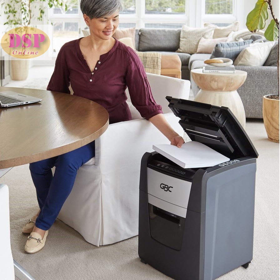 ขายถูก เครื่องทำลายเอกสาร GBC Shredder ShredMaster 100X Auto