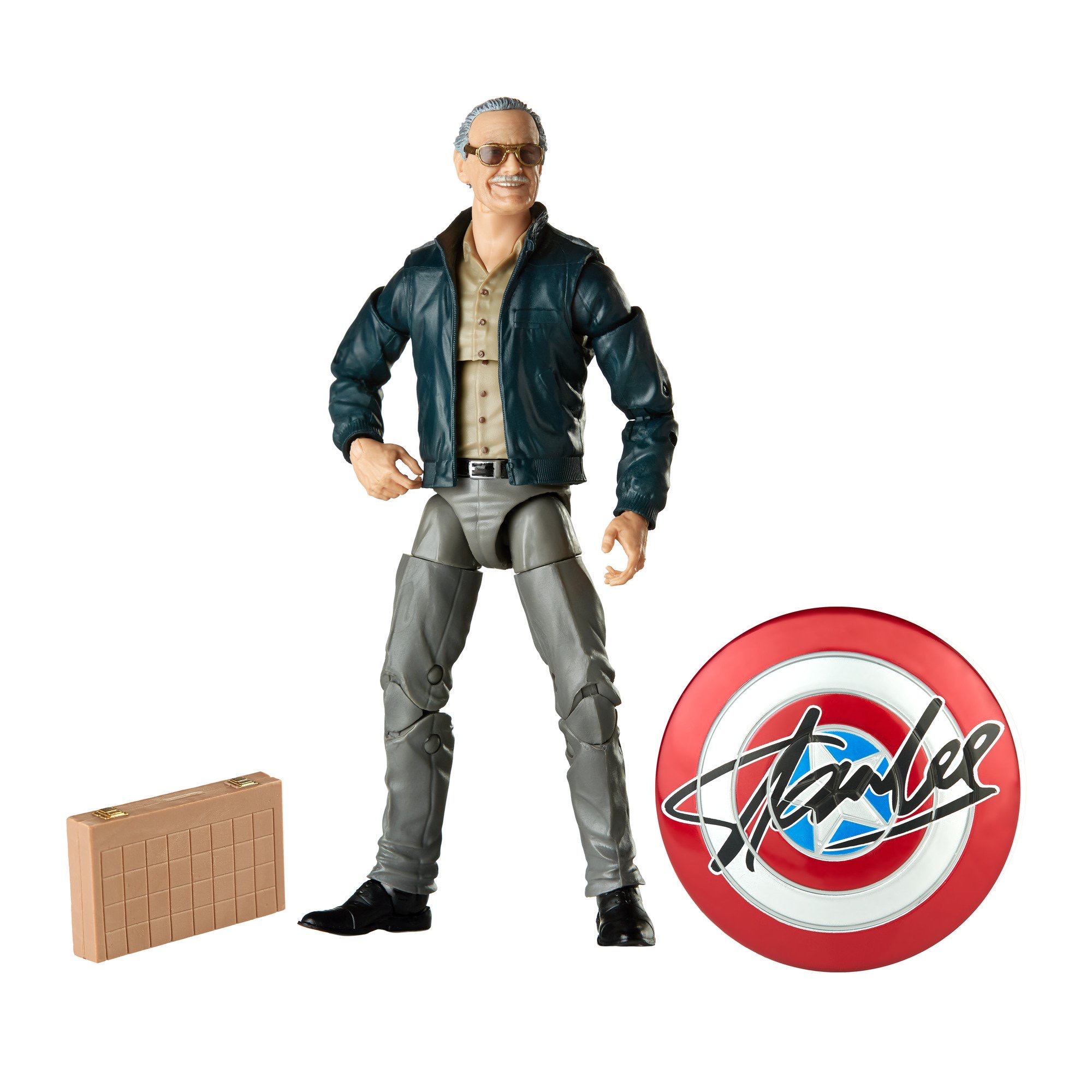 Hasbro Marvel Legends Series Stan Lee 6-inch Figure ฮาสโบร มาร์เวล เลเจนด์ ซีรี่ย์ส อเวนเจอร์ส หุ่นโมเดลฟิกเกอร์ สแตน ลี ขนาด6 นิ้ว ลิขสิทธิ์แท้