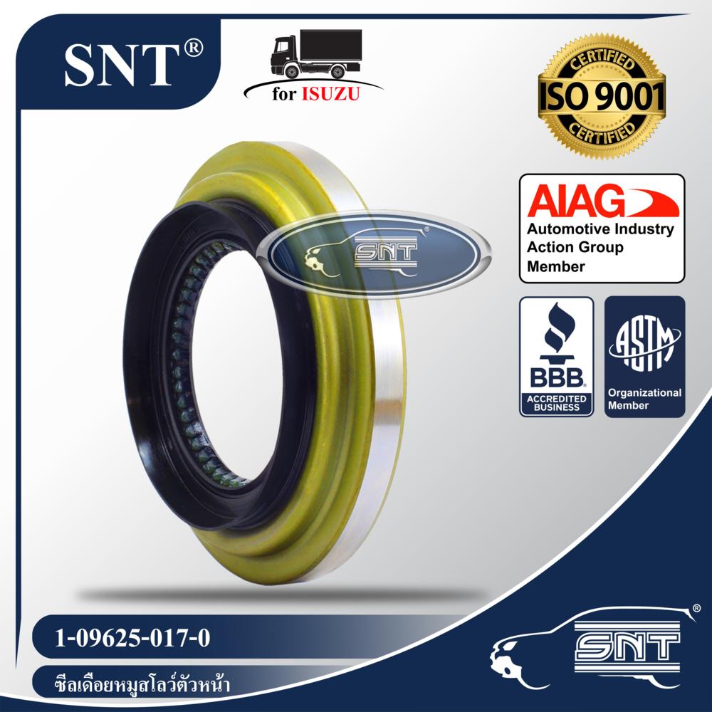 SNT ซีลเดือยหมูสโลว์ตัวหน้า, Oil Seal - ISUZU ( อีซูซุ ) รุ่น JCZ,JCM,FXZ,JUMBO,ROCKY,CVR,SJR,JCR, FSR P/N 1-09625-017-0, 1096250170