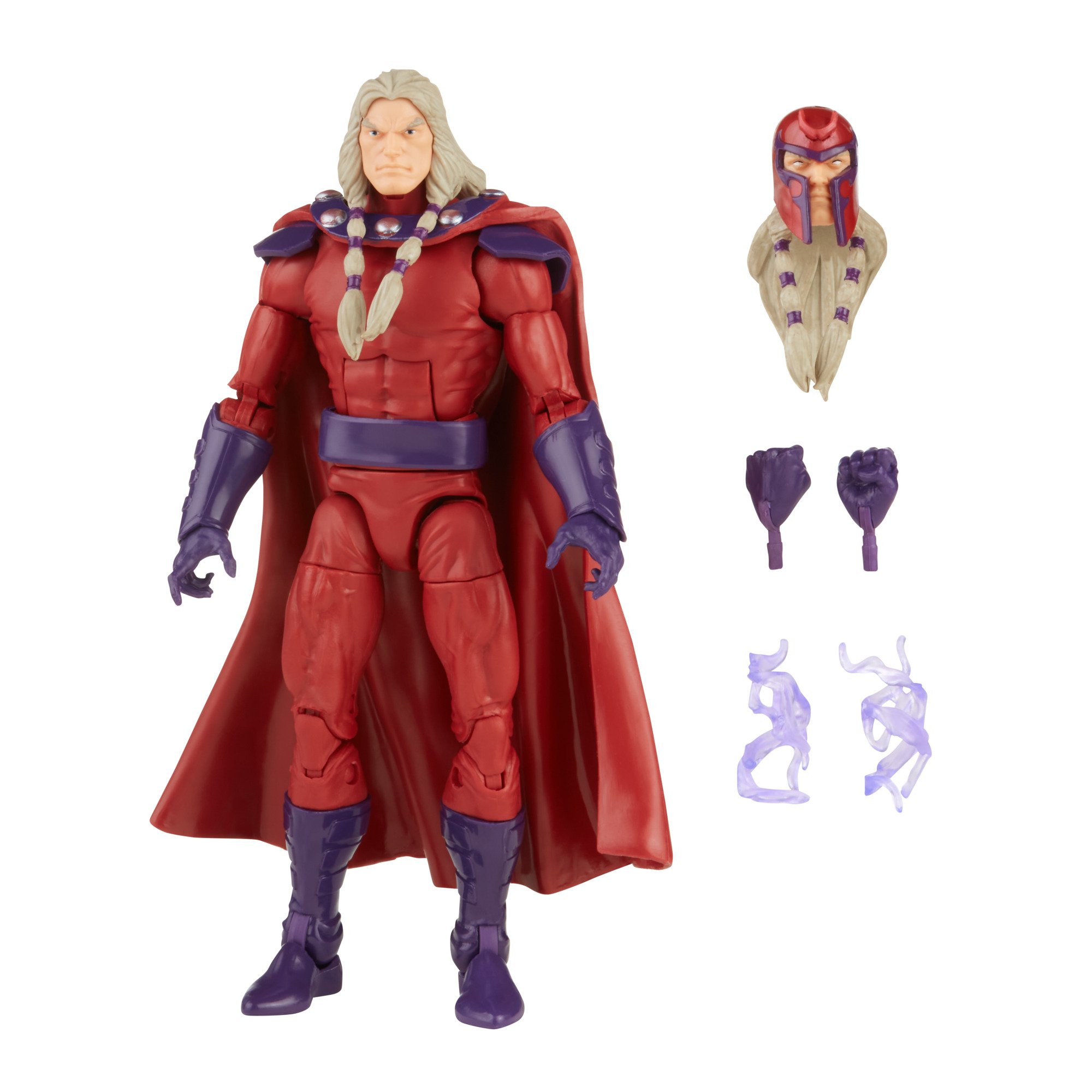 Hasbro Marvel Legends Series X-Men: Age of Apocalypse Magneto 6-inch Action Figure ฮาสโบร มาร์เวล เลเจนด์ ซีรี่ย์ส หุ่นโมเดลฟิกเกอร์ เอ๊กซ์-เมน เอจ ออฟ อะพอคคาลิปส์ แม็กนีโต้ ขนาด 6 นิ้ว ลิขสิทธิ์แท้