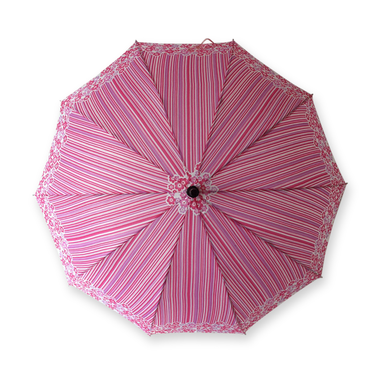 ร่มตอนเดียว22 8ก้านรหัสลายดอกไม้