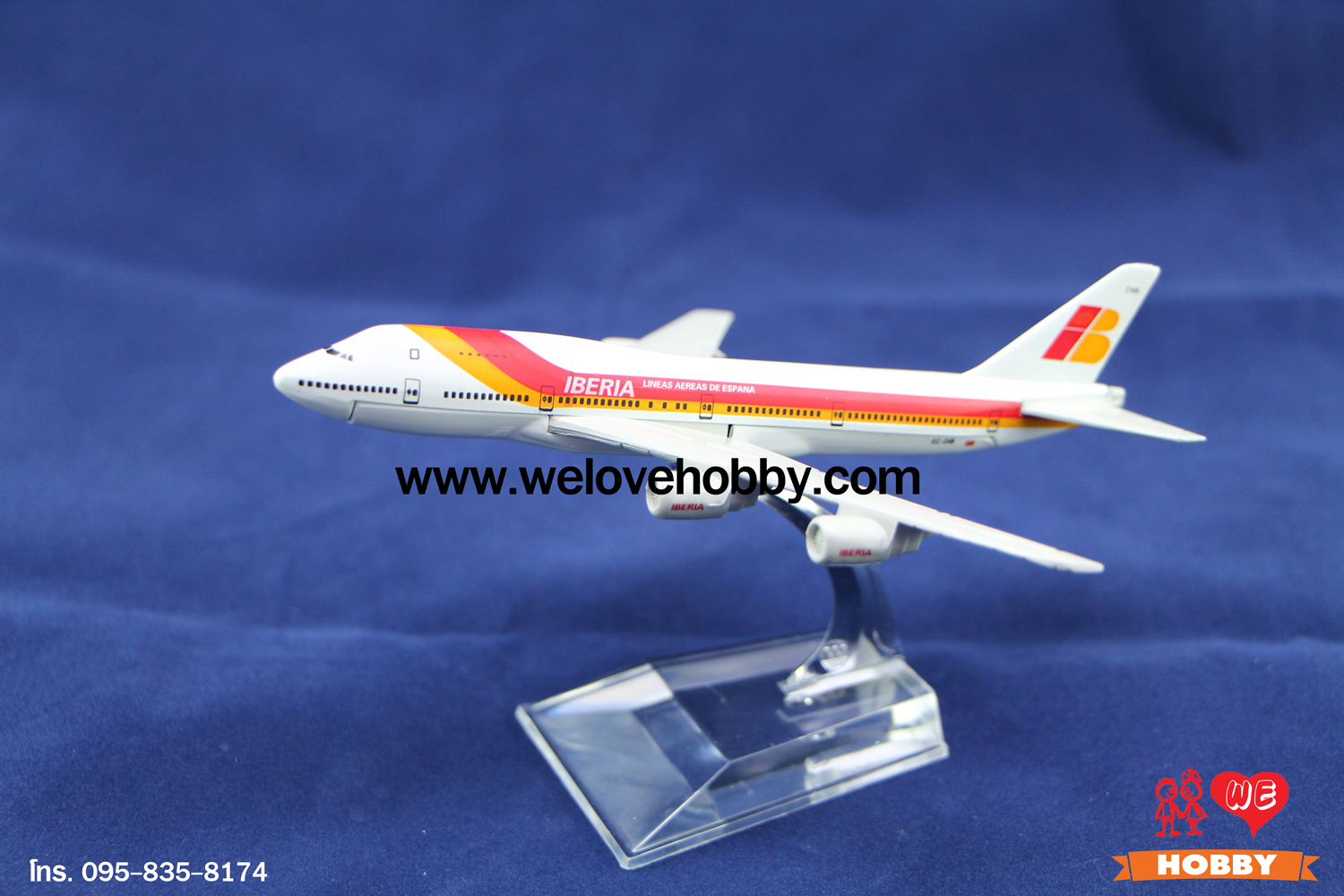 โมเดลเครื่องบิน Iberia (Boeing 747) สเปน