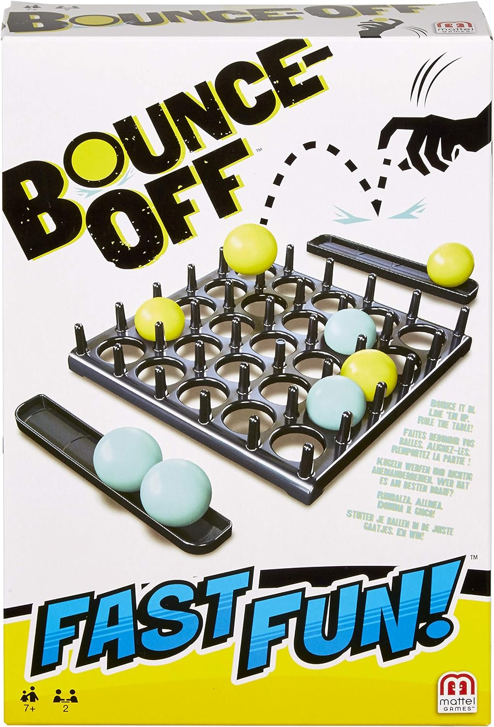 Mattel Board Game Fast Fun Bounce Off ขนาดพกพา