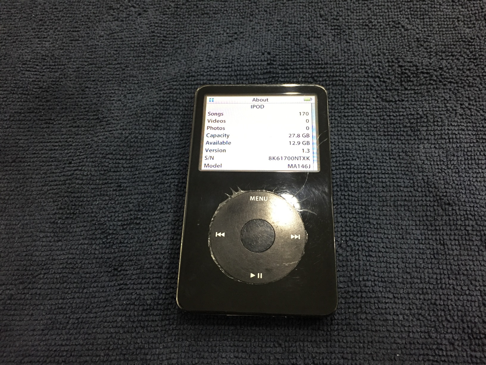 IPOD Classic Gen5 30GB.