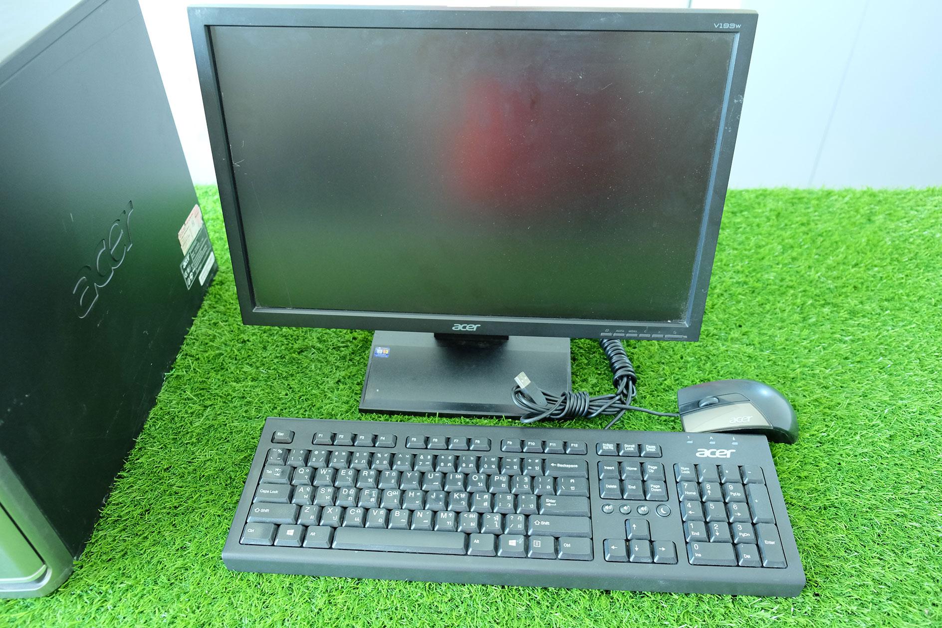 Acer Verton M460 set moniter E4400 Ram 2 GB HDD 160 GB เหมาะสำหรับคนหาคอมพิวเตอร์ ไว้ดูหนังฟังเพลง พร้อมจอให้ 17 นิ้ว งบน้อย