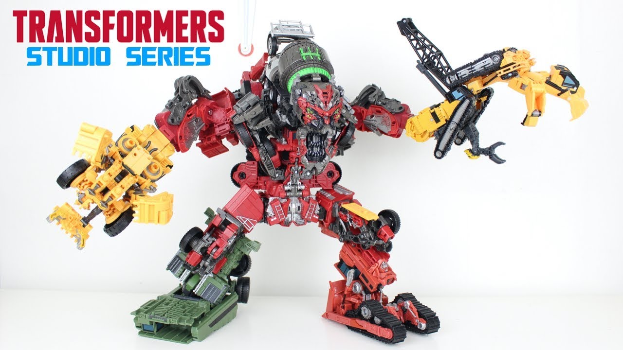 Hasbro Transformers Studio Series Constructicon Devastator ฮาสโบร ทรานสฟอเมอร์ส สตูดิโอ ซีรีย์ส หุ่นยนต์แก๊งก่อสร้าง ดีวาสเตเตอร์ ขนาดประมาณ 14 นิ้ว ลิขสิทธิ์แท้