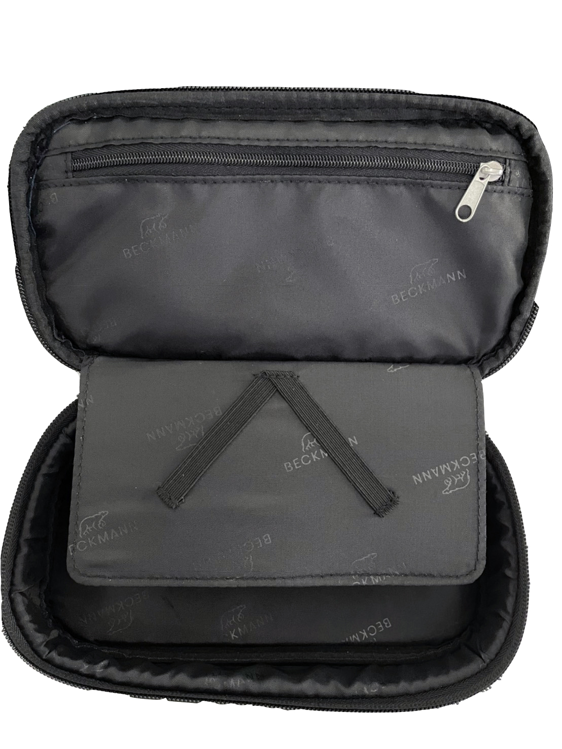Oval pencil case, Black Bckmn