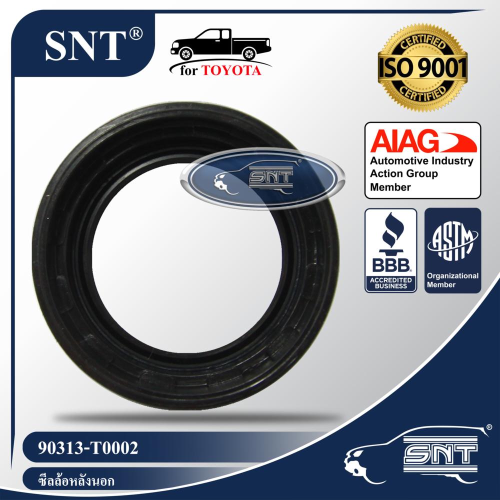 SNT ซีลล้อหลังนอก, Oil Seal - TOYOTA ( โตโยต้า ) รุ่น HILUX VIGO CHAMP (วีโก้แชมป์), SMART ปี 2008-2012, REVO (รีโว่) 2WD 4WD P/N 90313-T0002, XG0798E