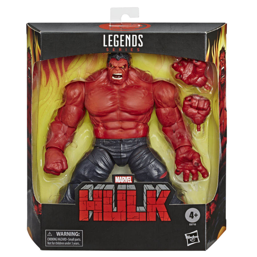 Hasbro Marvel Legends Series Hulk Figure ฮาสโบร มาร์เวล เลเจนด์ ซีรี่ย์ส หุ่นโมเดลฟิกเกอร์ ฮัลค์ สีแดง 6 นิ้ว ลิขสิทธิ์แท้