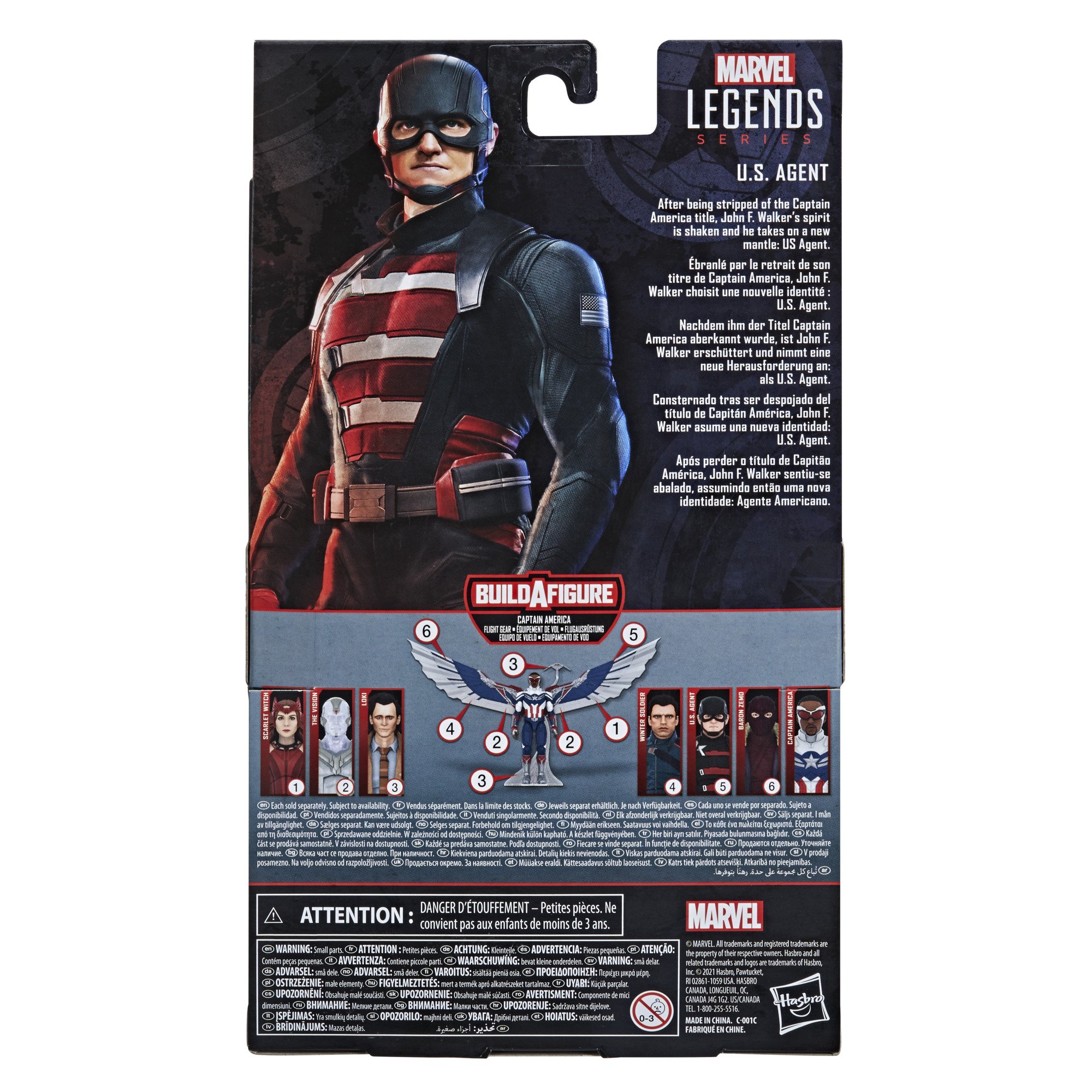 Hasbro Marvel Legends Series U.S. Agent 6-inch Figure ฮาสโบร มาร์เวล เลเจนด์ ซีรี่ย์ส หุ่นโมเดลฟิกเกอร์ ยู.เอส. เอเจนท์ ขนาด 6 นิ้ว (No BAF) ลิขสิทธิ์แท้