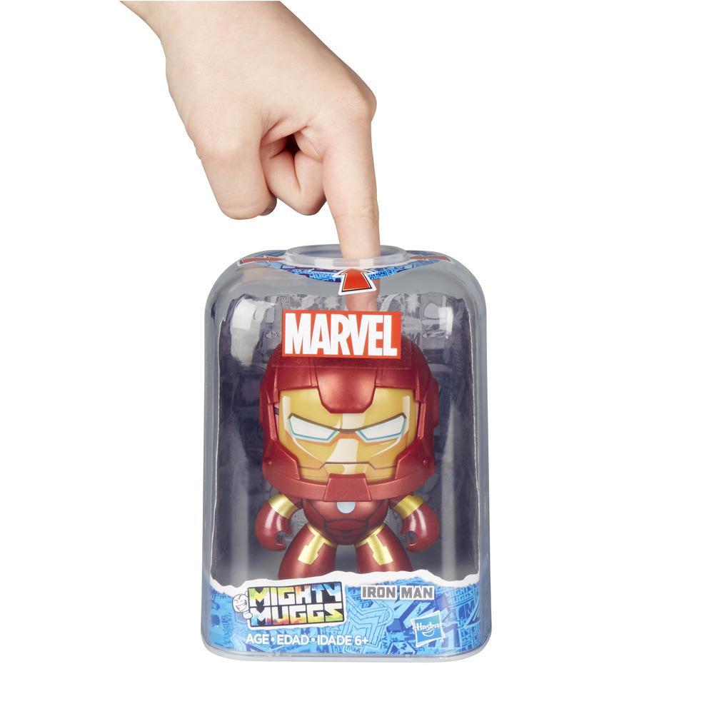 Hasbro Marvel Avengers Mighty Muggs Iron Man ฮาสโบร มาร์เวล อเวนเจอร์ส ไมตี้ มักส์ ไอรอน แมน ตุ๊กตาเปลี่ยนหน้าได้ ลิขสิทธิ์แท้