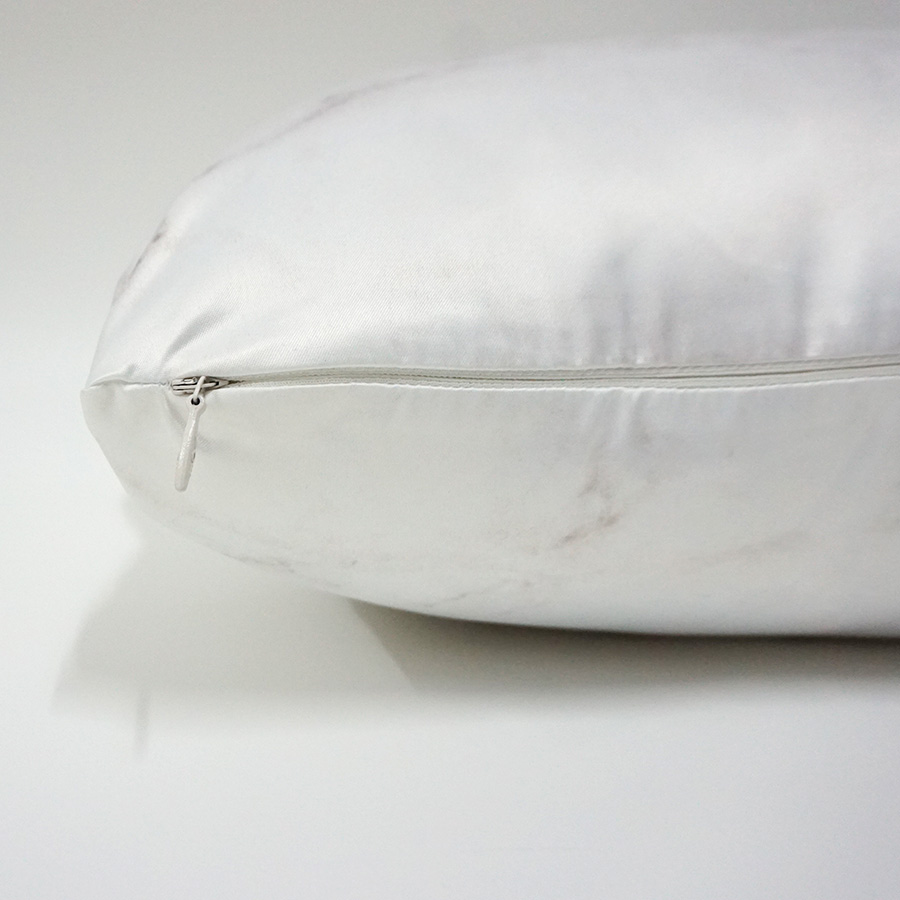 หมอนอิงทรงสี่เหลี่ยมยาว Marble Flower - Navy