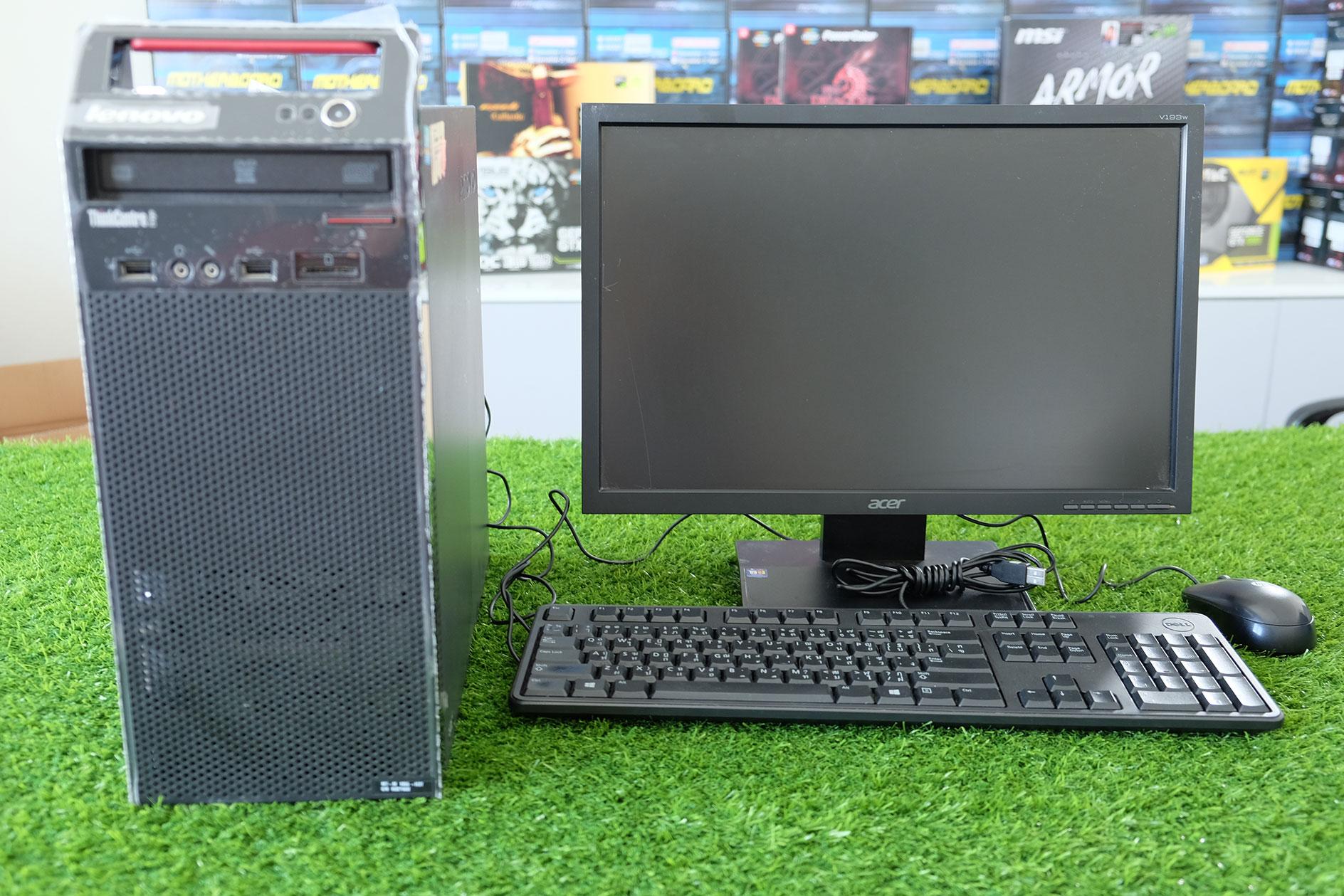 Lenovo ThinkCentre Edge 91 set Moniter i7-2600 Ram 16 GB HDD 1 TB พร้อมใช้งานมีจอให้ด้วย