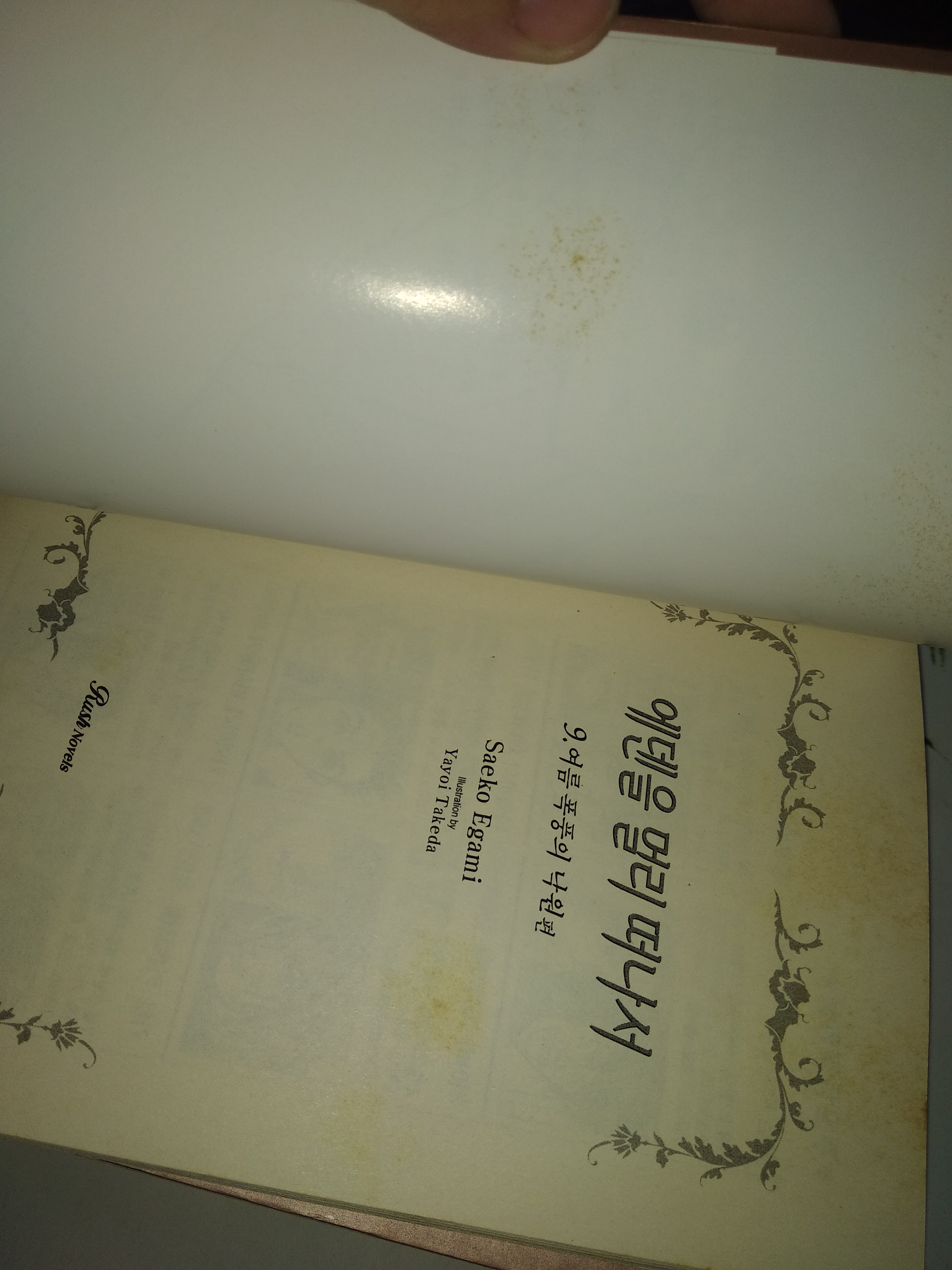 นิยายวายภาษาเกาหลี 에덴을 멀리 떠나서 - Saeko Egami 1-18 (มือสอง ขาดเล่ม 13)