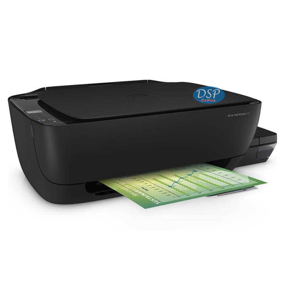 ขายถูก HP DeskJet Ink 415 + INK TANK All-in-One Printer เครื่องพิมพ์ ถ่ายเอกสาร สีและขาวดำ สแกน ระบบแทงค์ WiFi สั่งพิมพ์จากมือถือได้ ประกันศูนย์