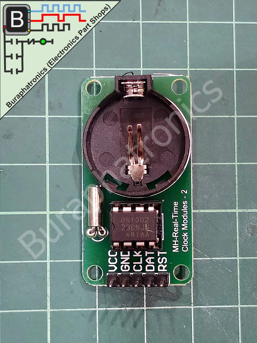 DS1302 Module Realtime Clock (โมดูลอ่านเขียนเวลานาฟิกา)