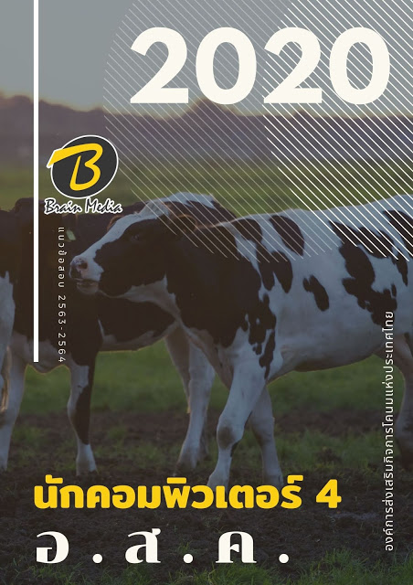 แนวข้อสอบ นักคอมพิวเตอร์ 4 องค์การส่งเสริมกิจการโคนมแห่งประเทศไทย