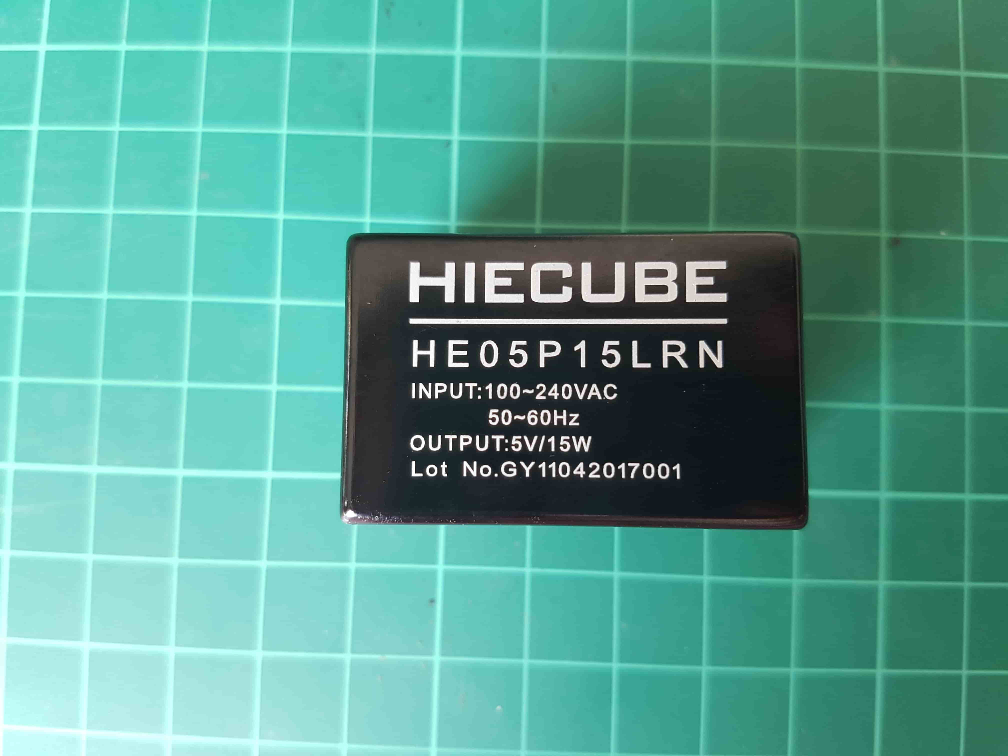 HIECUBE 220VAC to 5VDC 15W