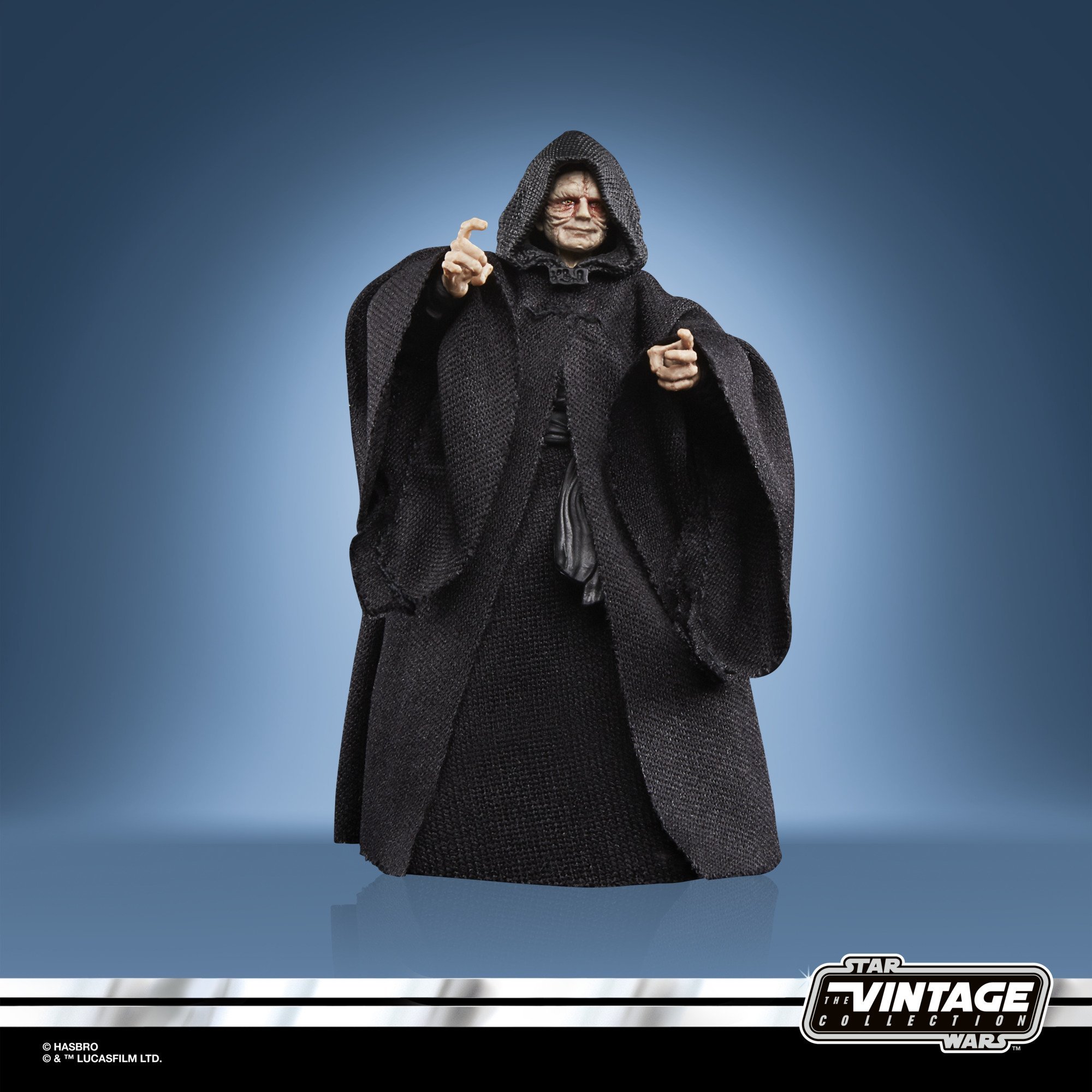 Hasbro Kenner The Vintage Collection Star Wars Emperor’s Throne Room Palpatine (SDCC 2021) 3.75-inch-scale Figure ฮาสโบร สตาร์ วอร์ส หุ่นโมเดลฟิกเกอร์ พัลพาทีน(พร้อมบัลลังก์ และหน้าต่างแบล็คกราวน์) ขนาด 3.75 นิ้ว ลิขสิทธิ์แท้
