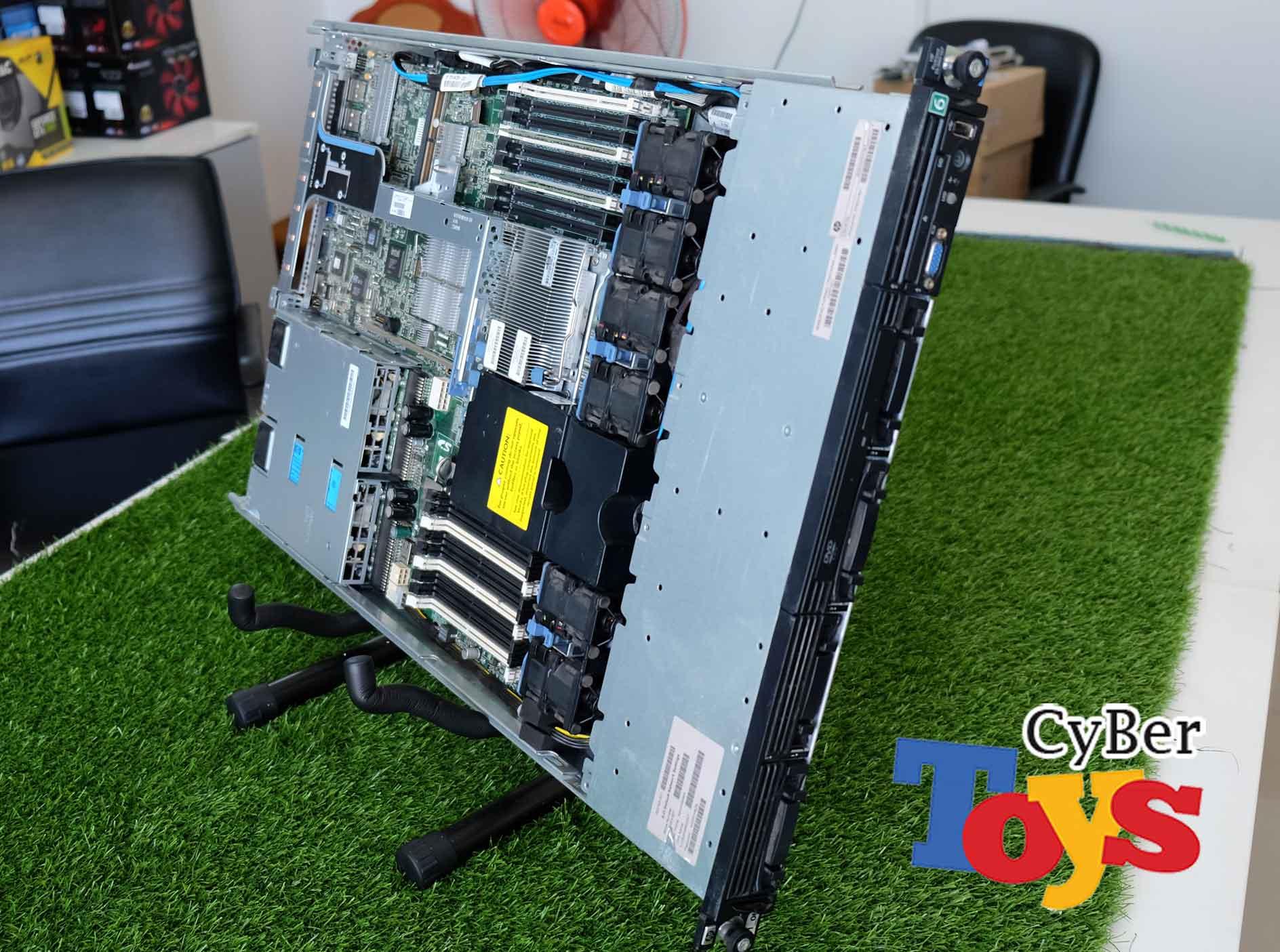 hp dl360 Gen7 CPUE5645x2 Ram 32 Sas 600 x4 power x2 สุดยอด server คุณภาพ เทียบเท่า dell r610