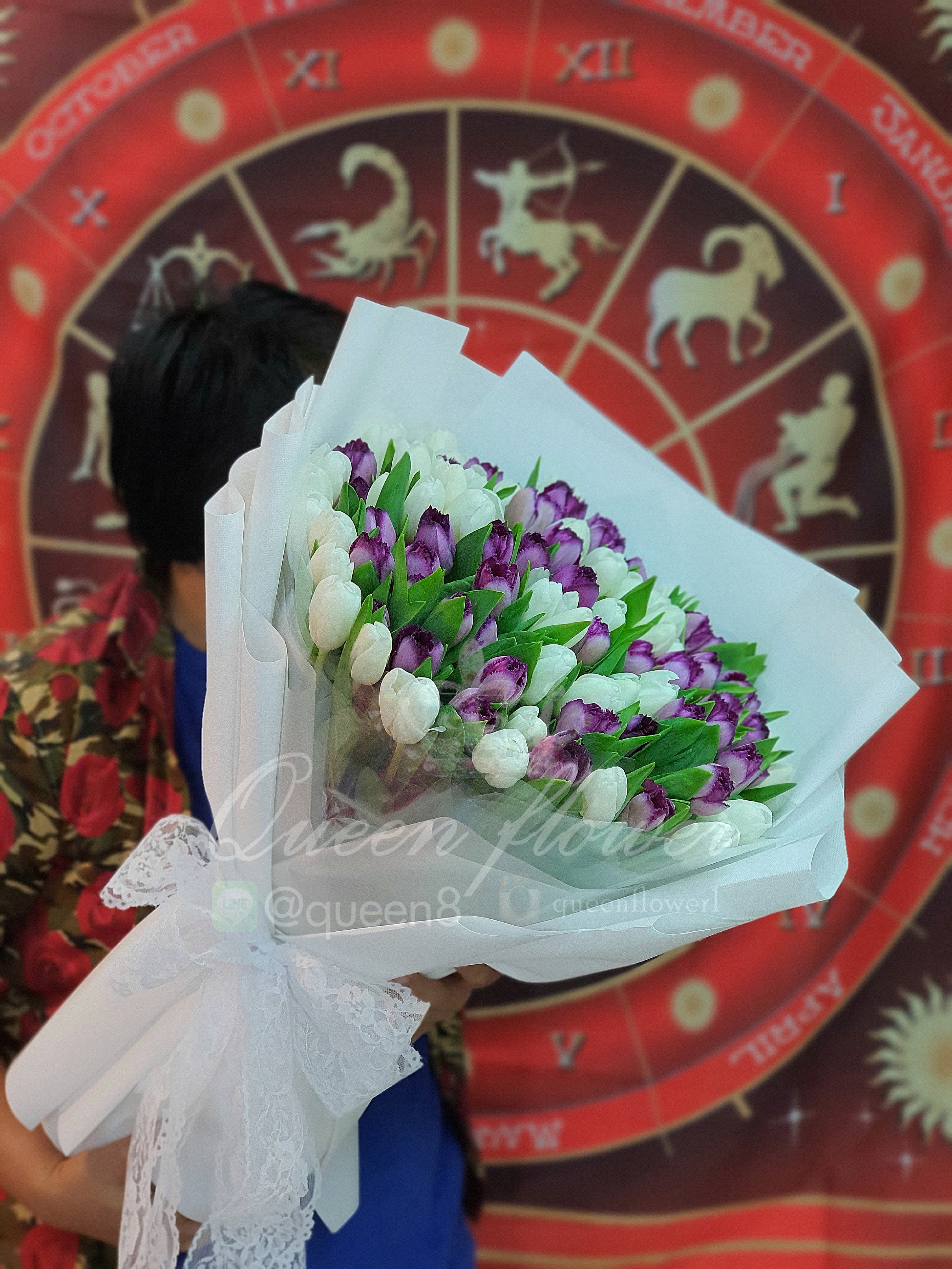 ช่อดอกทิวลิป100ดอกสวยๆ