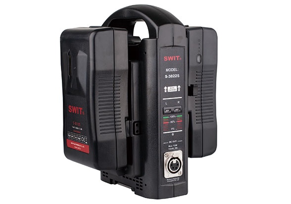 S-3822S 2-ch V-mount Fast Charger