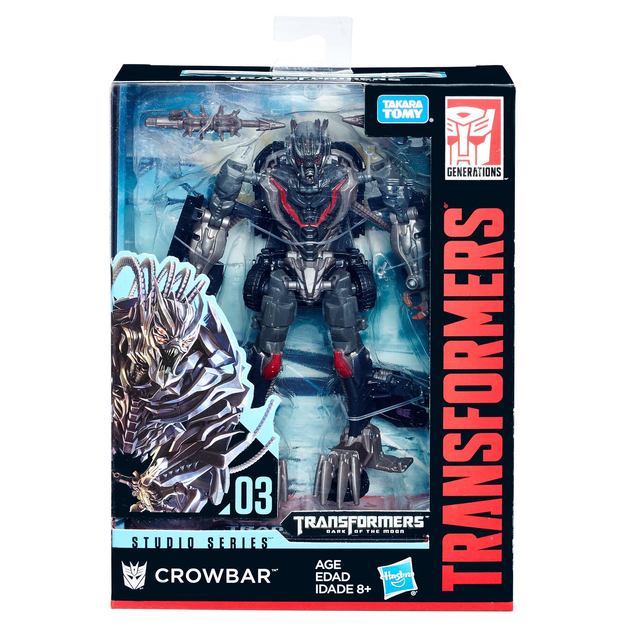 Hasbro Transformers Studio Series 03 Deluxe Class Crowbar Figure ฮาสโบร ทรานสฟอเมอร์ส สตูดิโอ ซีรีย์ส 03 ดีลักซ์ คลาส หุ่นยนต์โครวบาร์ 4.5 นิ้ว ลิขสิทธิ์แท้
