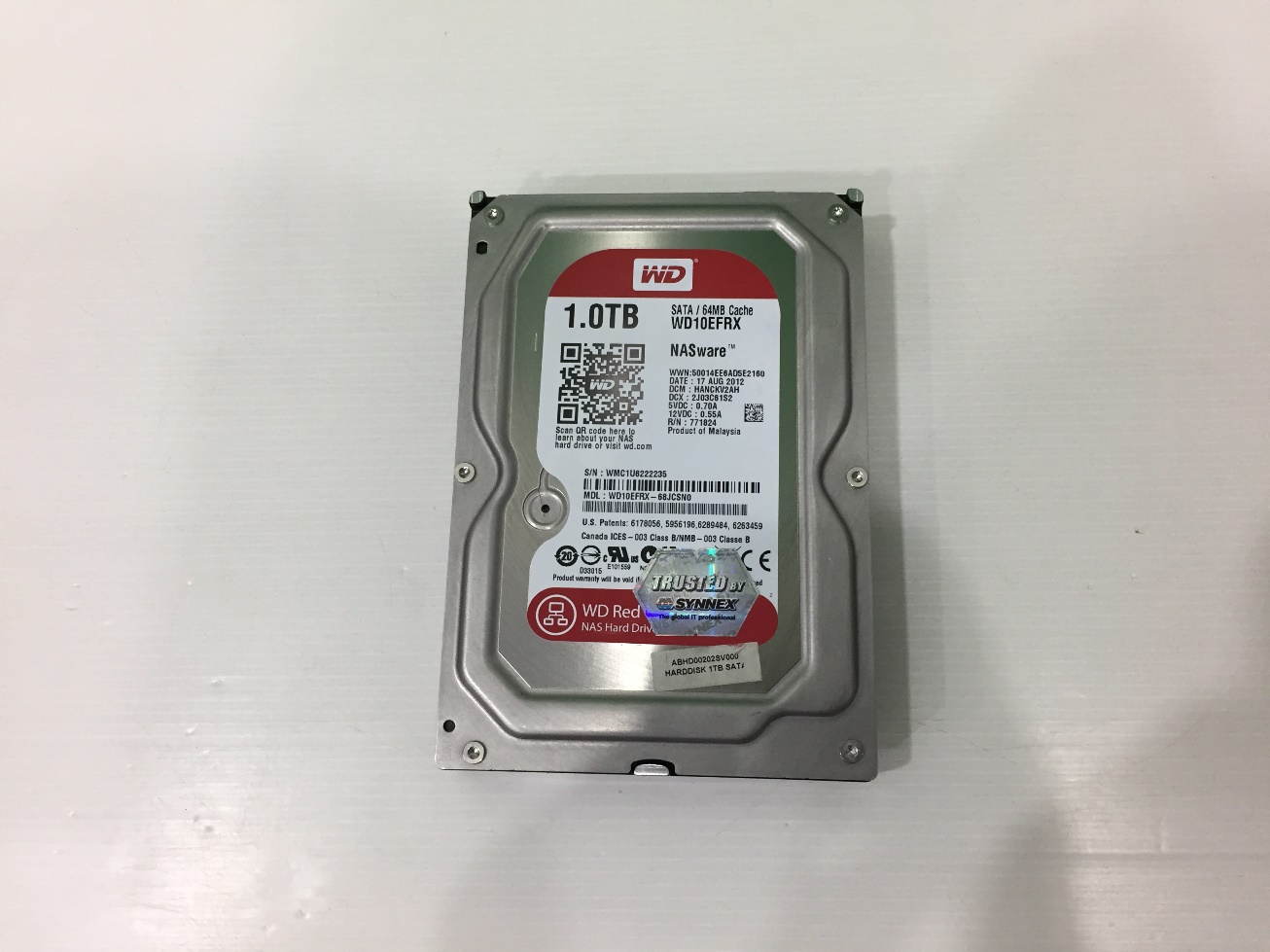 1.0 TB HDD WD NAS RED SATA-3 (WD10EFRX)