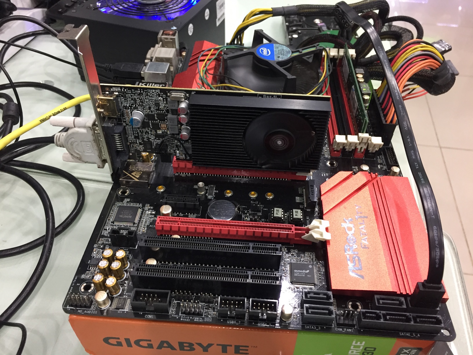 i3-4160 พร้อมบอร์ด Asrock Fatal1ty H97 Killer ไม่มีฝาหลัง