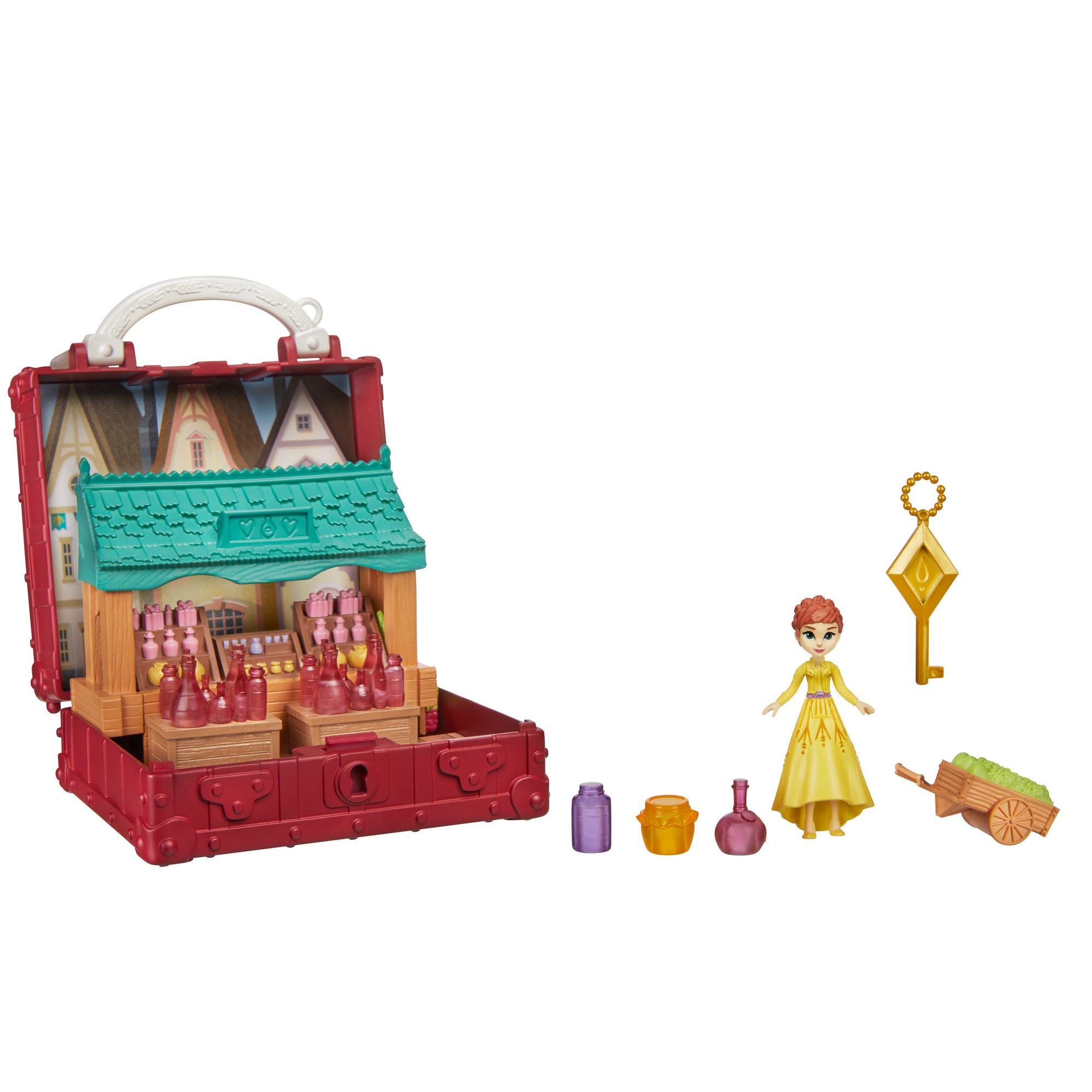 Hasbro Disney Frozen Pop Adventures Village Set Pop-up Playset With Handle ฮาสโบร ดิสนี่ย์ โฟรเซ่น ป็อป แอดเวนเจอร์ส เซตหมู่บ้าน และอันนา ลิขสิทธิ์แท้