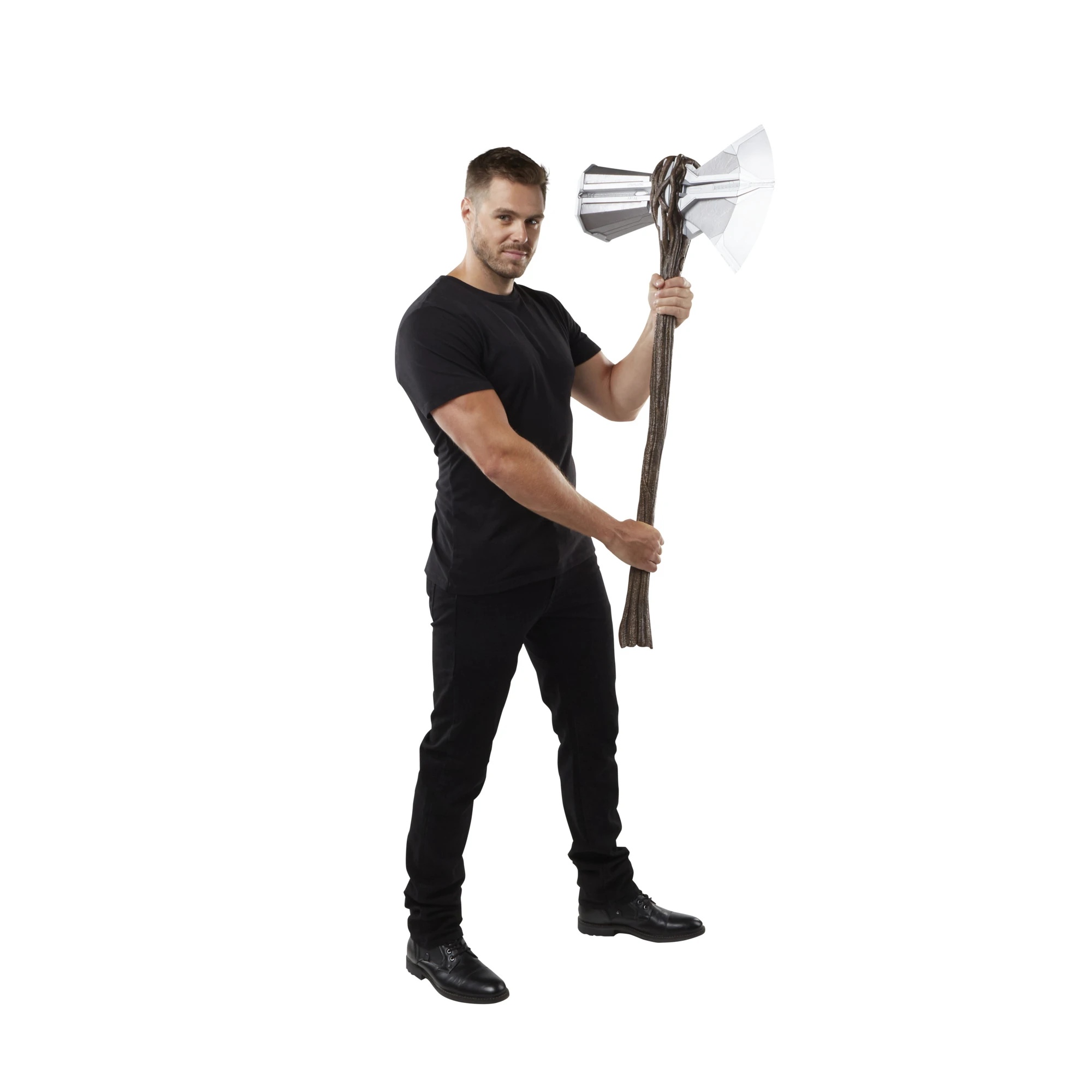 Hasbro Marvel Legends Avengers: Endgame Stormbreaker Electronic Axe Thor Gear 1:1 Scale ฮาสโบร มาร์เวล ลีเจนท์ อเวนเจอร์ส สตอร์มเบรคเกอร์ มีไฟ-เสียงซาวน์เอฟเฟ็ก ลิขสิทธิ์แท้