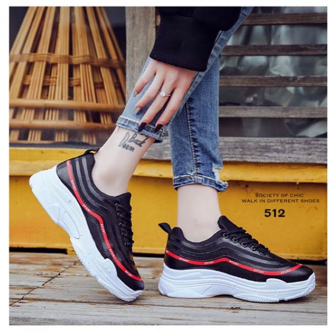 รองเท้าผ้าใบ Style Nike Air Max (สีดำ)