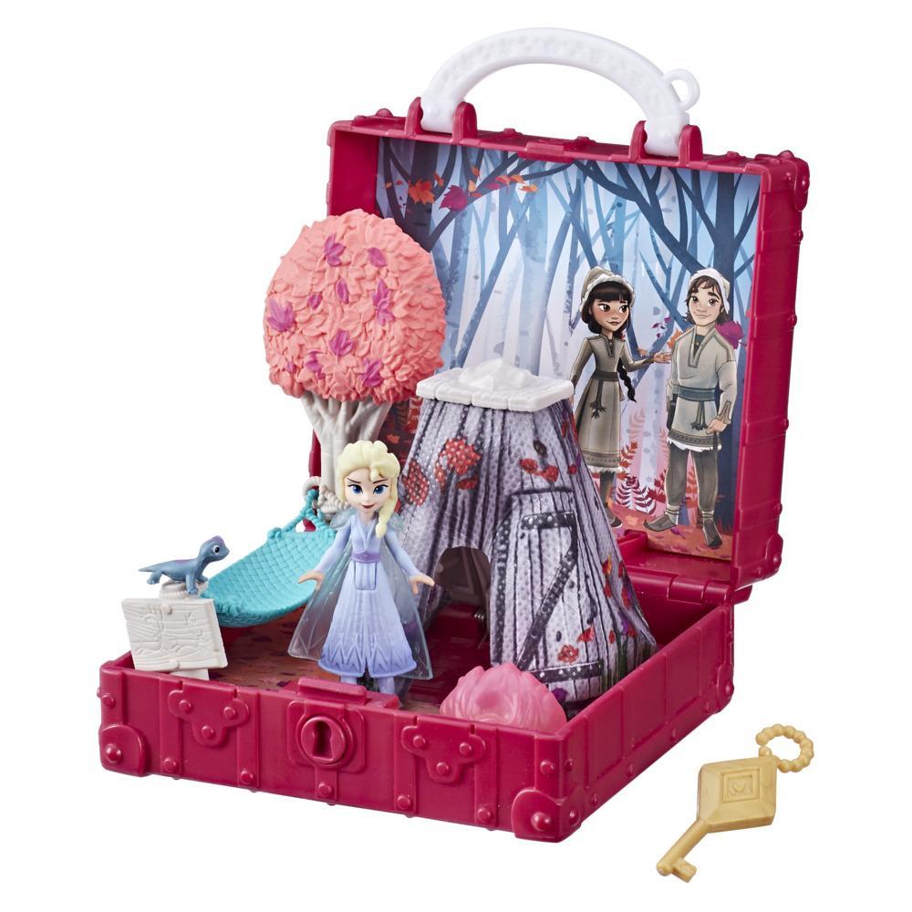 Hasbro Disney Frozen Pop Adventures Enchanted Forest Set Pop-up Playset With Handle ฮาสโบร ดิสนี่ย์ โฟรเซ่น ป็อป แอดเวนเจอร์ส ชุดตั้งแคมป์ในป่าของเอลซ่า ลิขสิทธิ์แท้
