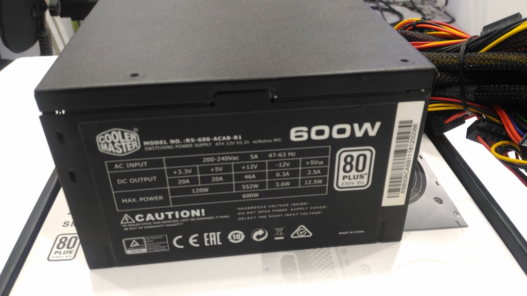 (80Plus) COOLER MASTER B 600W