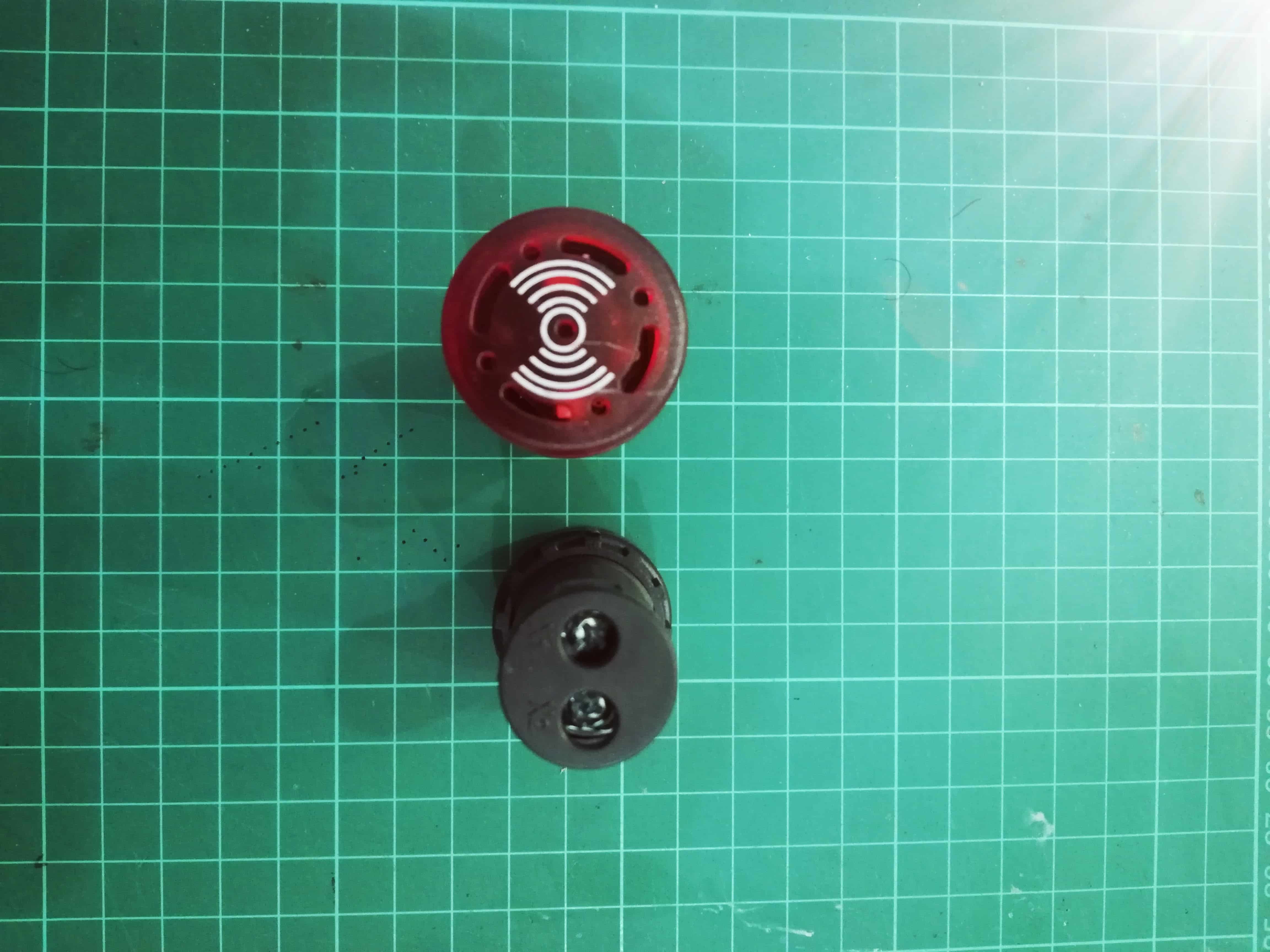 Buzzer 24 V Red