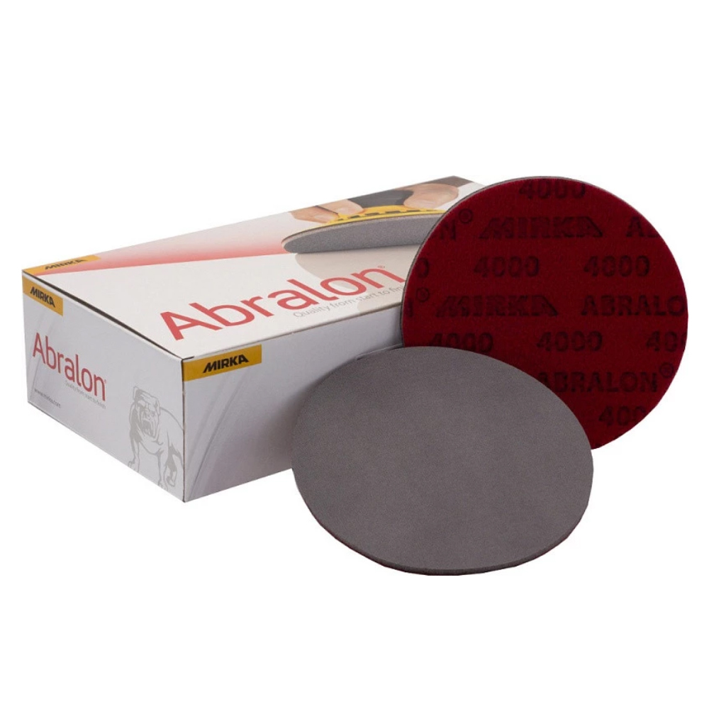 Abralon ฟองน้ำกระดาษทรายกลม 6 นิ้ว เบอร์ #4000