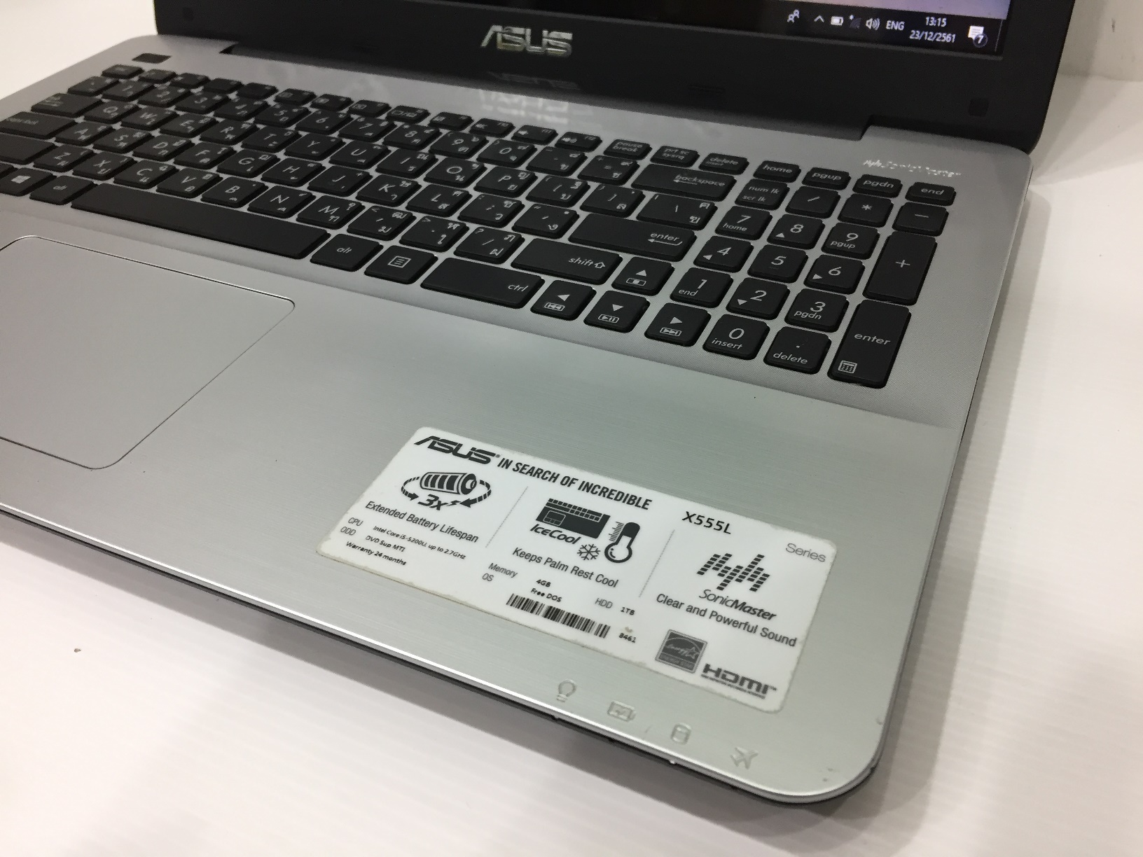 ASUS X555LD i5-5200u เปลี่ยนจอใหม่
