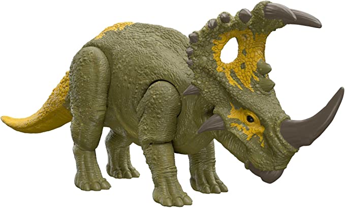 Mattel Jurassic World Roar Strikers Sinoceratops (HDX43) แมทเทล จูราสสิค เวิลด์ ของเล่นแอ็กชั่นฟิกเกอร์ไดโนเสาร์ ซิโนเซราทอปส์