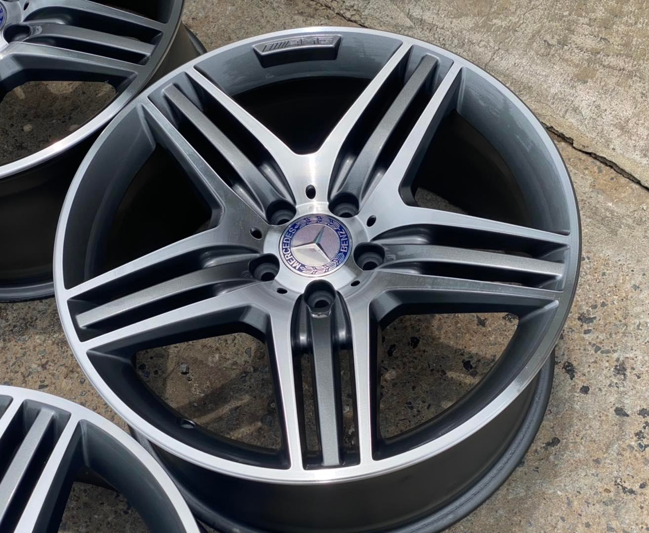 ล้อเบนซ์แท้ AMG ST7 w221 19" S63