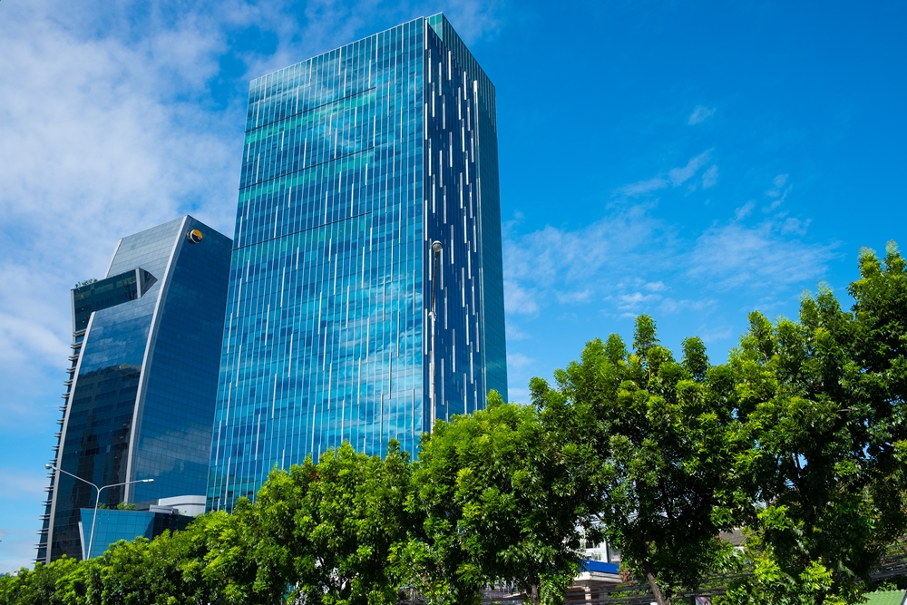 AIA Capital Center, office for rent in Ratchadaphisek area, Rama 9, Bangkok, Thailand, near MRT Thailand Cultural Center.