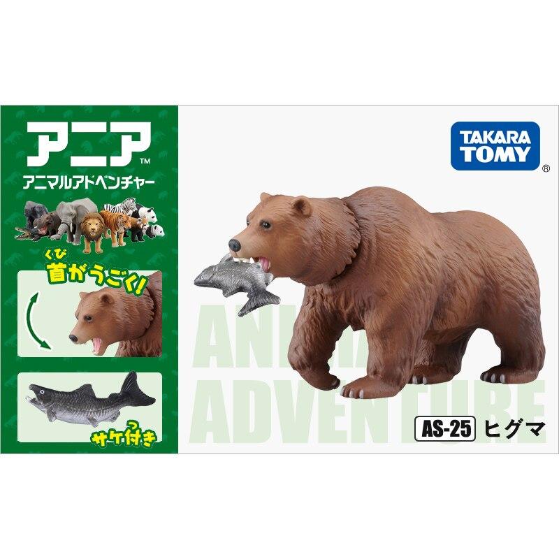 Takara Tomy - Ania AS-25 โมเดลหมีสีน้ำตาล Brown Bear