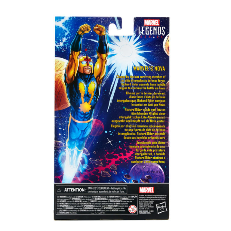 Hasbro Marvel Legends Series NOVA 6-Inch Action Figure ฮาสโบร มาร์เวล เลเจนด์ หุ่นโมเดลฟิกเกอร์ โนวา ขนาด 6 นิ้ว ลิขสิทธิ์แท้