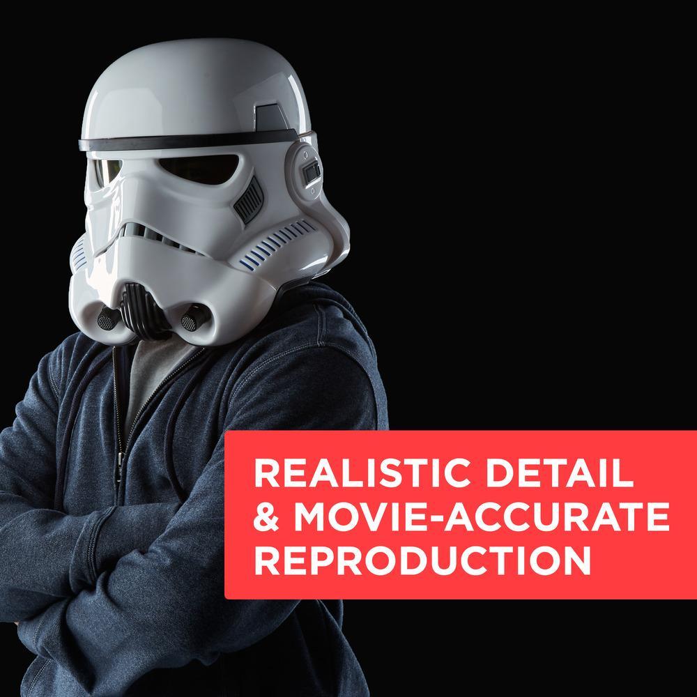 Hasbro Star Wars The Black Series Imperial Stormtrooper 1:1 Scale Electronic Voice Changer Helmet ฮาสโบร สตาร์ วอร์ส เดอะ แบล็ค ซีรี่ย์ส หน้ากาก อิมพีเรียล สตอร์มทรูปเปอร์ เปลี่ยนเสียงได้ ลิขสิทธิ์แท้